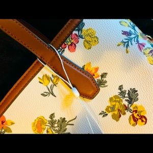 Tory Burch Floral Purse with strap